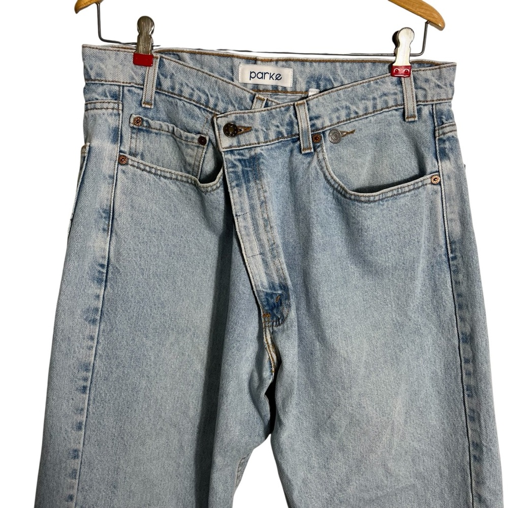 PARKE x Vintage Levi’s Baggy Tapered Crossover Light Wash Jeans - Picture 6 of 15